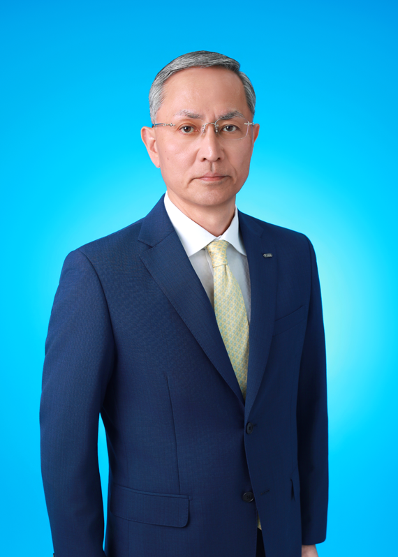 代表取締役社長、林田哲也の写真。